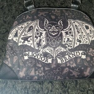 Liquor BArand Black Bat Bag